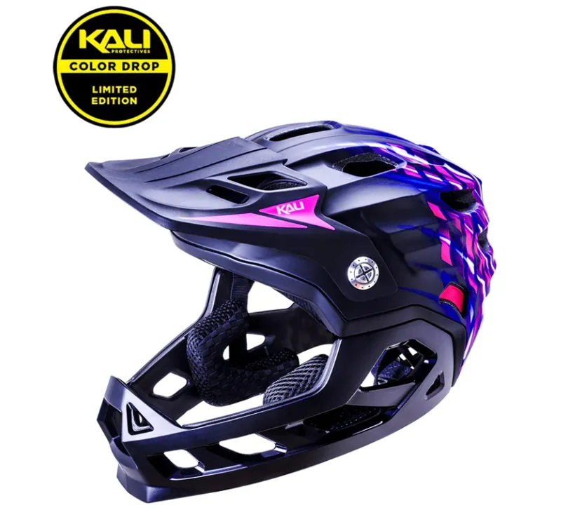 Kali Maya Kids Full Face Mountain Bike Helmet - LTD Lightspeed Multi