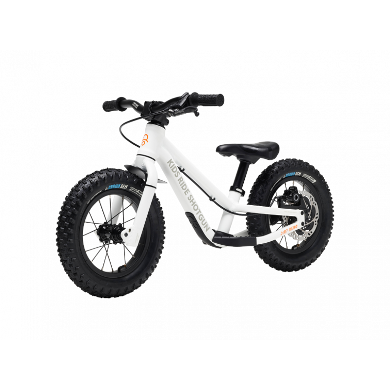 Kids Ride Shotgun Dirt Hero 12 inch Kids Balance Bike - White
