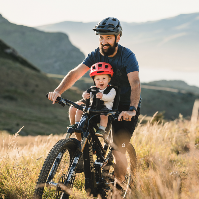 Kids Ride Shotgun Pro Evo Child Bike Seat and Handlebars Combo-3