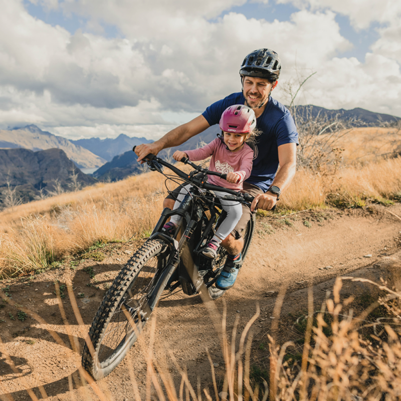 Kids Ride Shotgun Pro Evo Child Bike Seat and Handlebars Combo-1