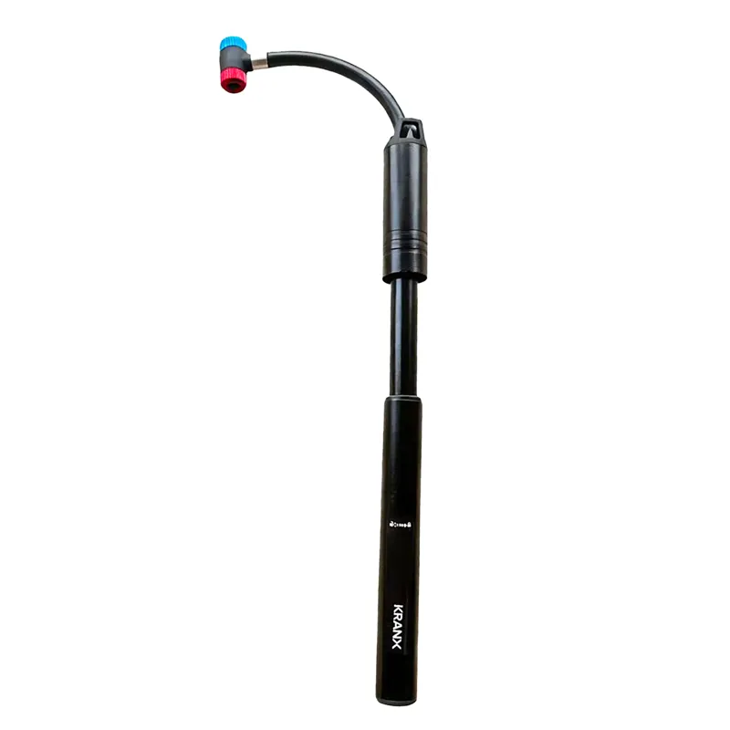 KranX Auraline Compact Alloy Mini Bike Pump - Black-1