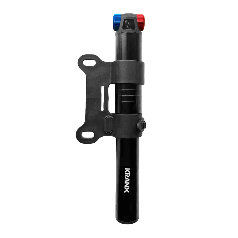 KranX Auraline Compact Alloy Mini Bike Pump - Black