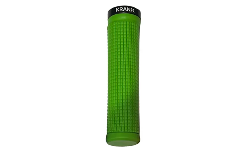 KranX Bite Lock-On Bike Handlebar Grips - Green