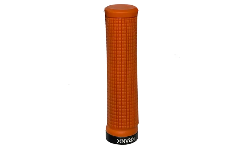 KranX Bite Lock-On Bike Handlebar Grips - Orange