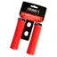 KranX Bite Lock-On Bike Handlebar Grips - Red