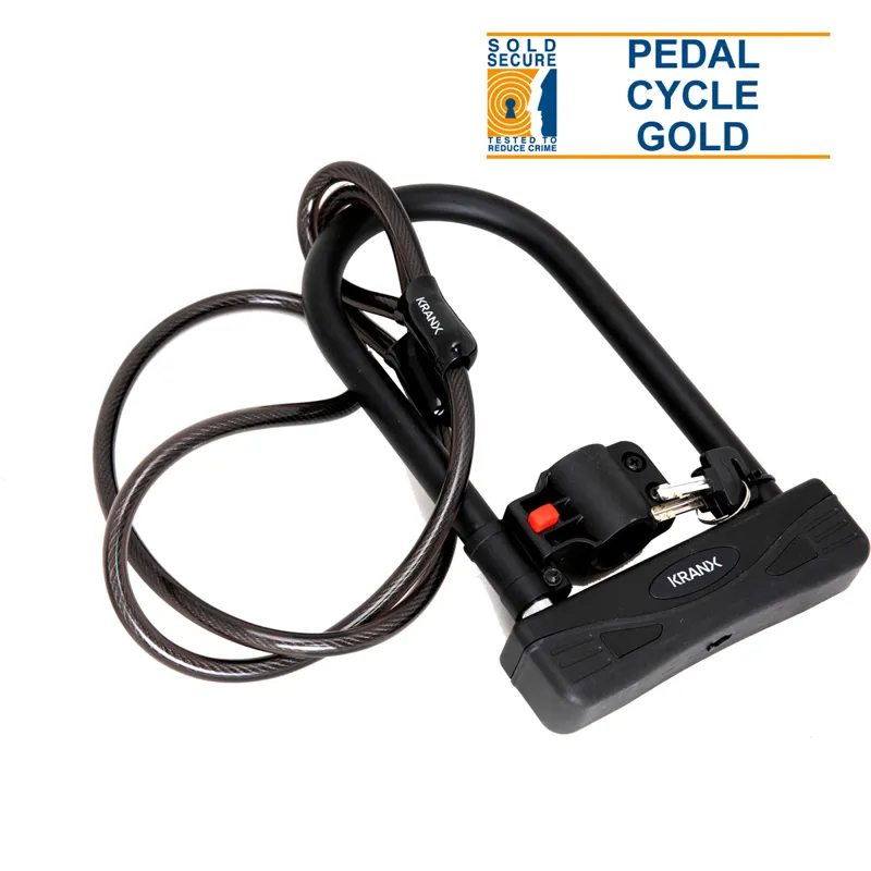 KranX Citadel Plus 16mm/270mm Bike U-Lock with Security Cable