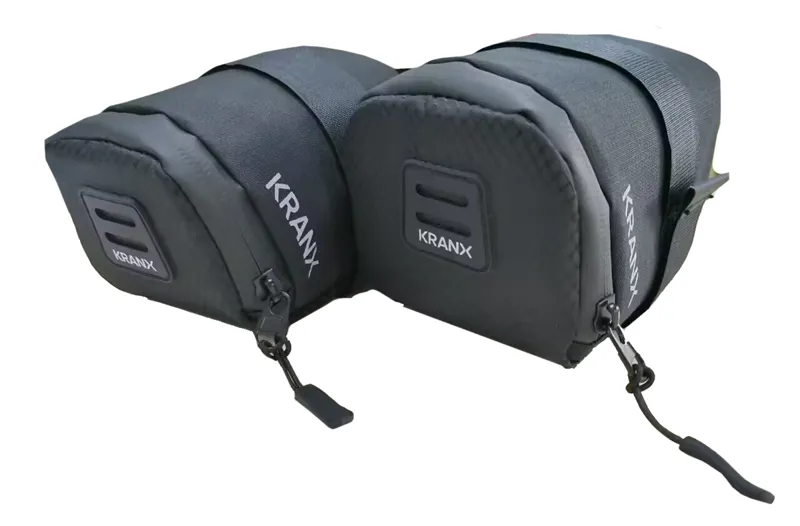 KranX Dolomite Medium Bike Saddle Bag - Black