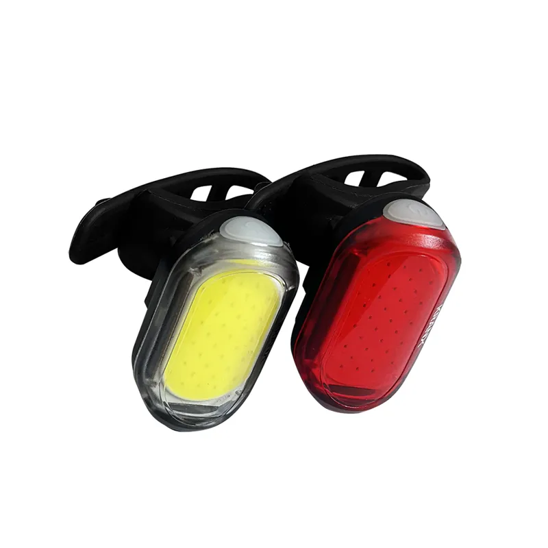 KranX Seek 80 USB Rechargeable Bike Light Set - Black-1