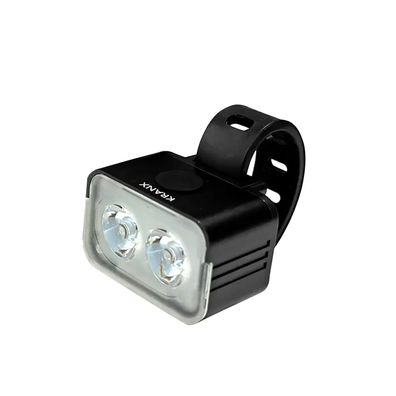 KranX Shine 220 USB Rechargeable Front Bike Light - Black-3