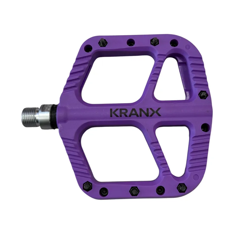 KranX Trail Bright Platform Mountain Bike Pedal - Purple