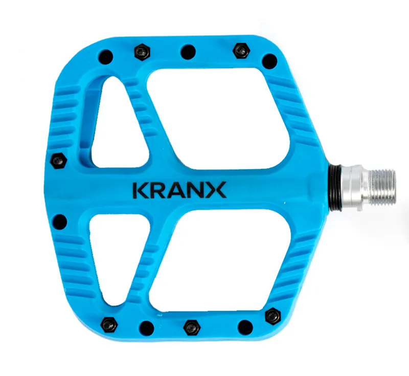 KranX Trail Bright Platform Mountain Bike Pedal - Blue