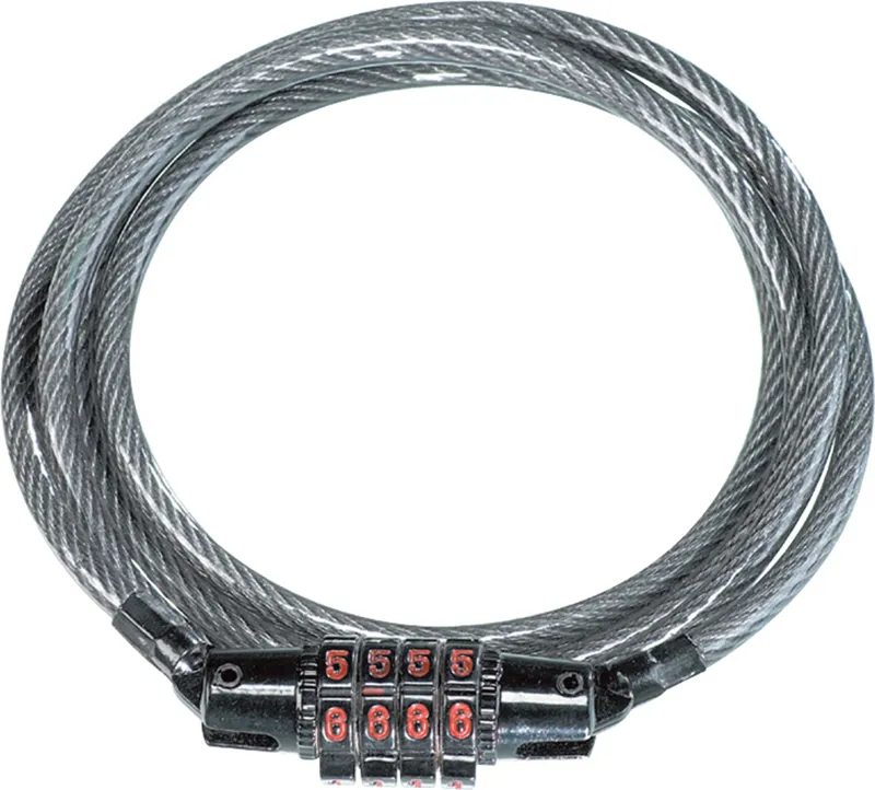 Kryptonite Keeper 512 Combo Cable Bike Lock 5mm x 120cm - Silver