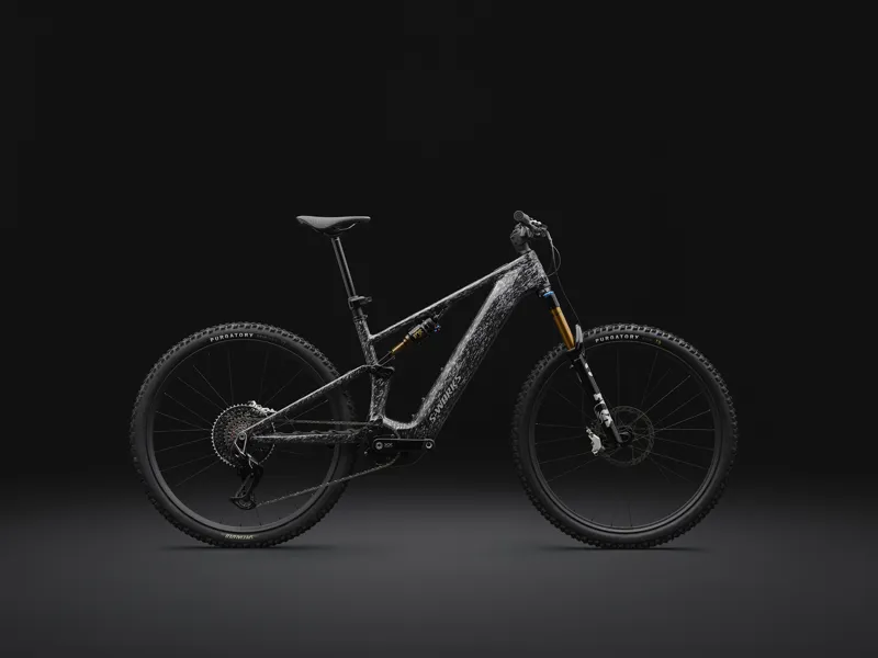 2026 S-Works Turbo Levo R Electric Mountain Bike - Gloss Shadow Silver-1