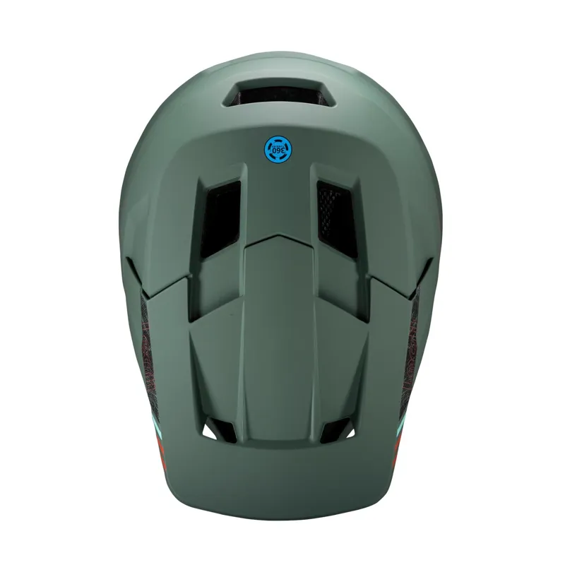 Leatt Gravity 1.0 Full Face Mountain Bike Helmet - Teal-3