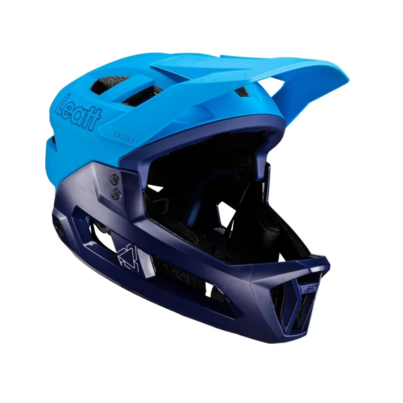 Leatt MTB Enduro 2.0 Full Face Mountain Bike Helmet - Cyan - Large