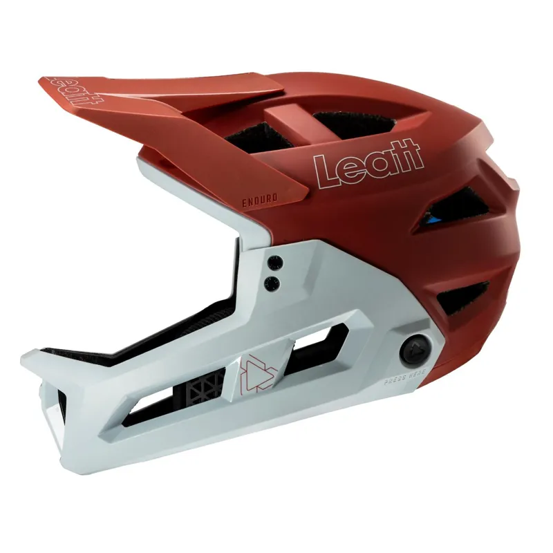 Leatt MTB Enduro 2.0 Full Face Mountain Bike Helmet - Lava-3