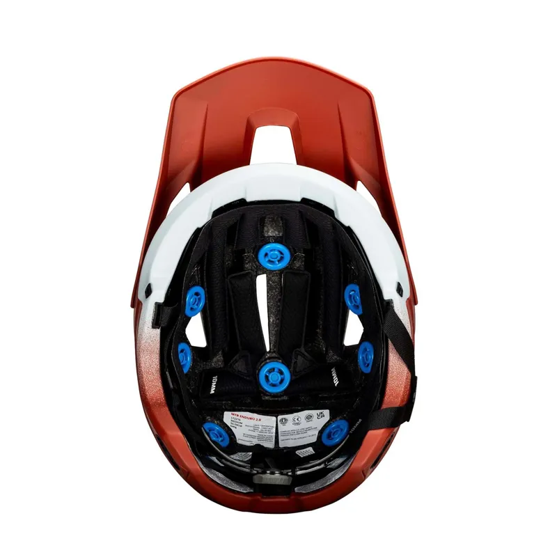 Leatt MTB Enduro 2.0 Full Face Mountain Bike Helmet - Lava-7