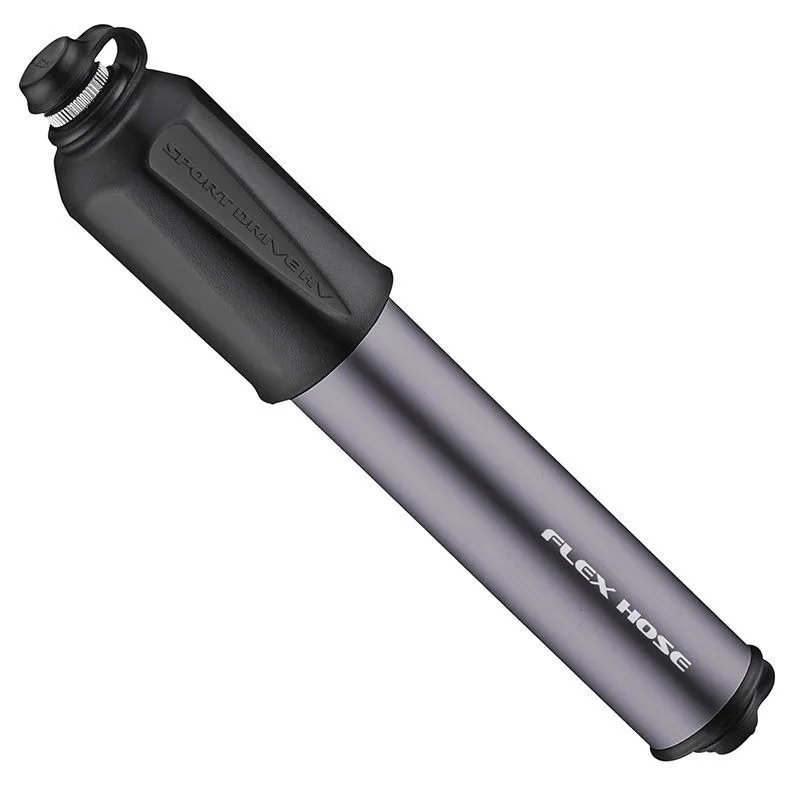 Lezyne Sport Drive HV Bicycle Mini Pump - Grey-2