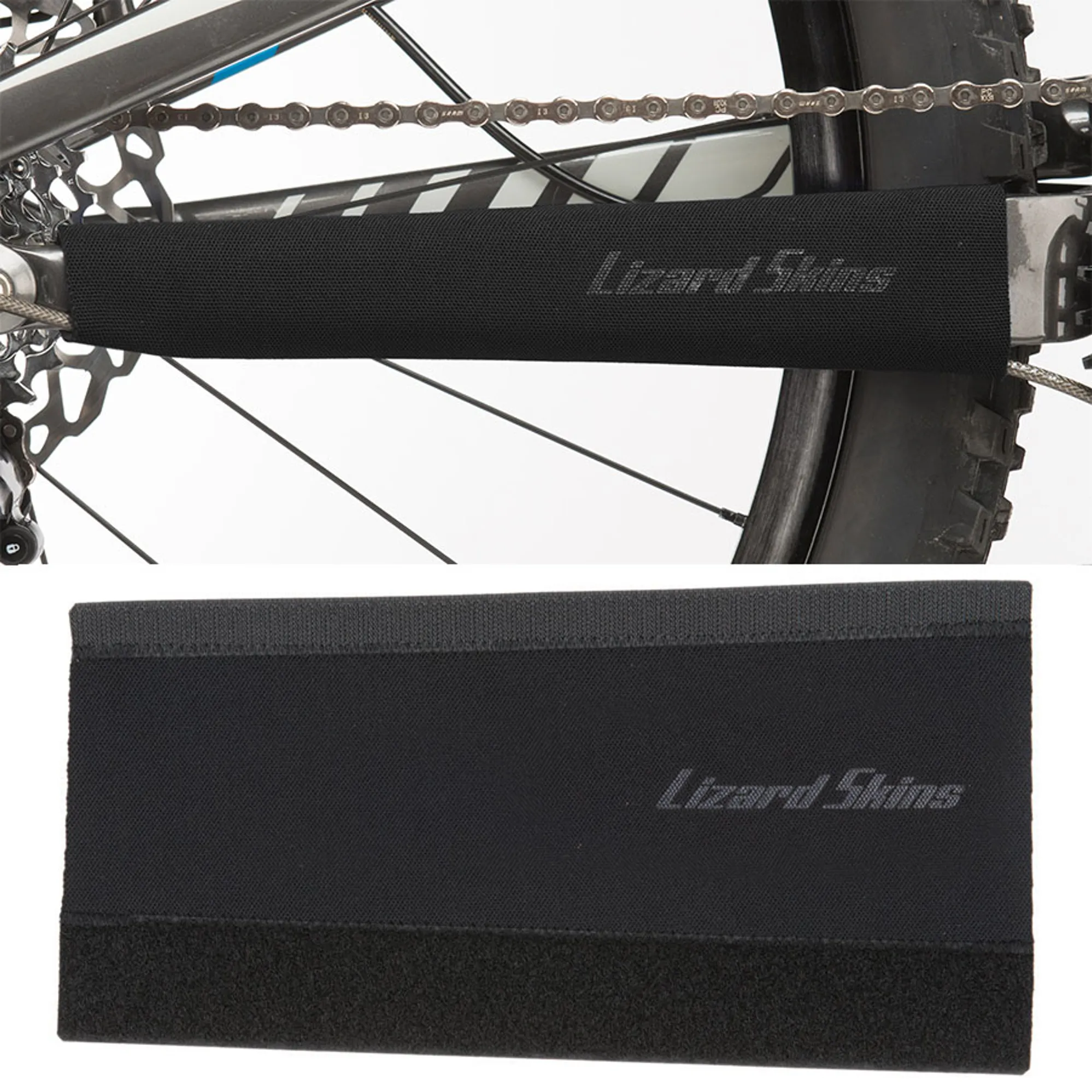 Lizard Skins Large Neoprene Chainstay Protector Black