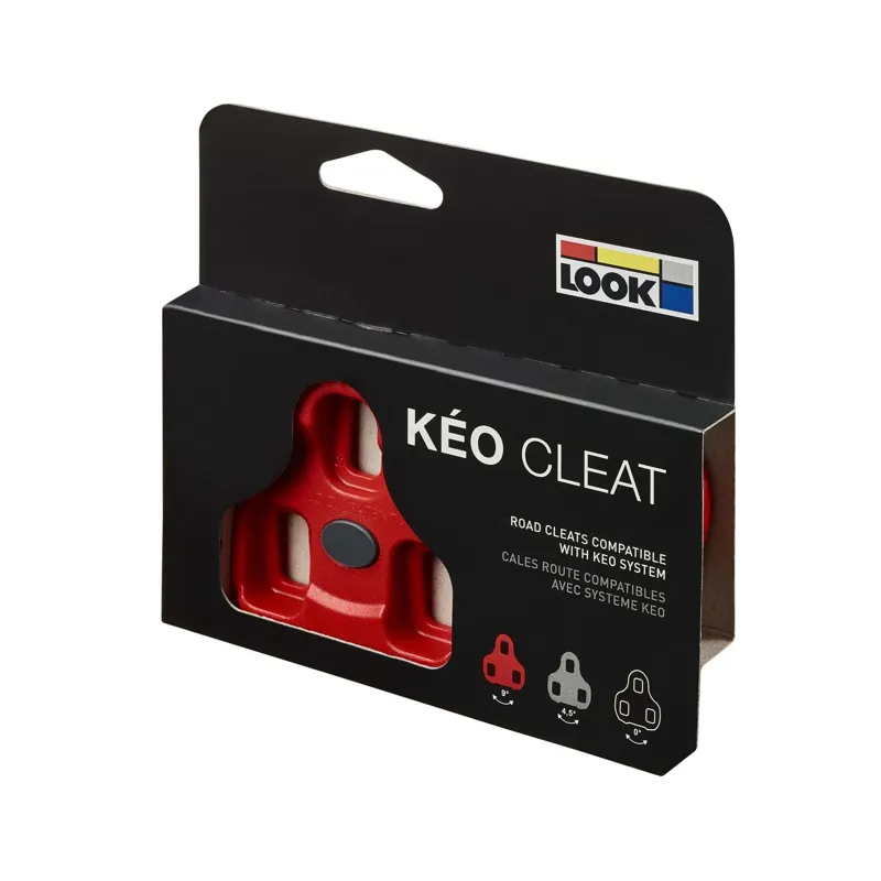 Look Keo Cleat 9 Degree Float - Red-4