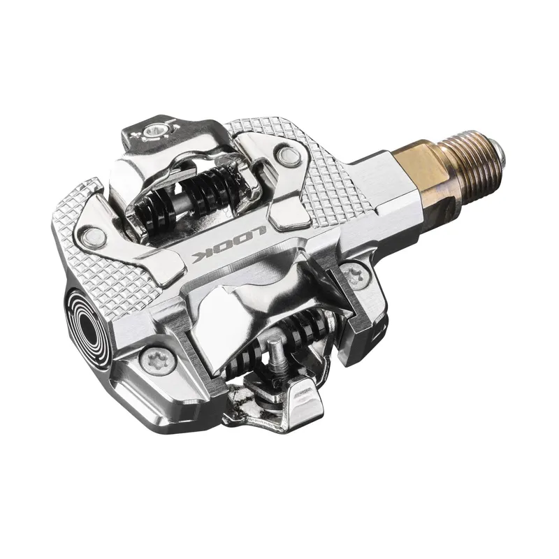 Look X-Track Single Sided Power Meter Mountain Bike Pedals - Silver-3