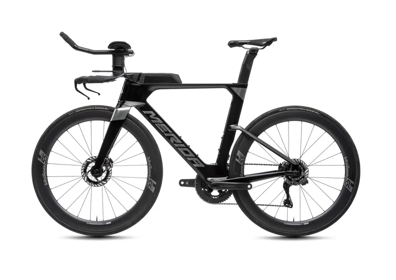 2025 Merida Time Warp Tri Limited Triathlon Bike - Black - Size Medium-7