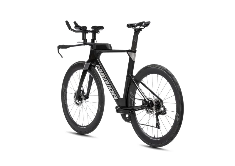 2025 Merida Time Warp Tri Limited Triathlon Bike - Black