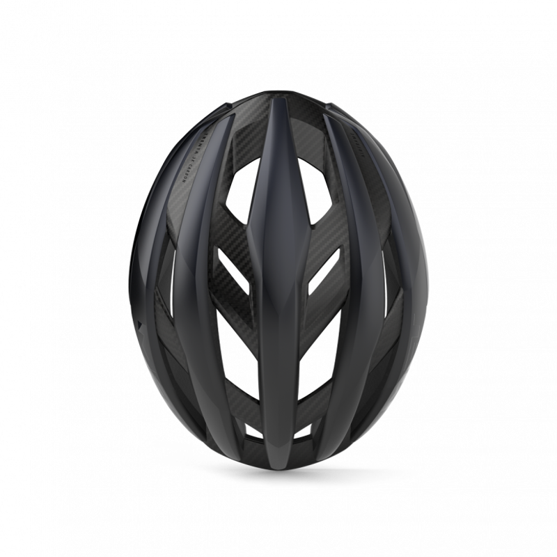 MET Trenta 3K Carbon Airframe Road Cycling Helmet - Black-3