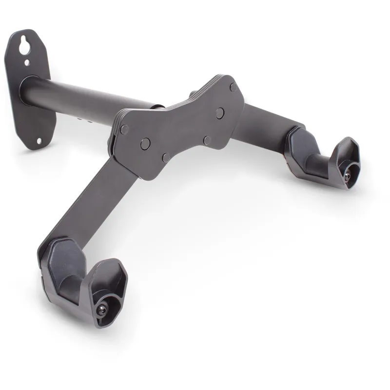 M-Part Wall Mounted Horizontal Bike Rack - Black