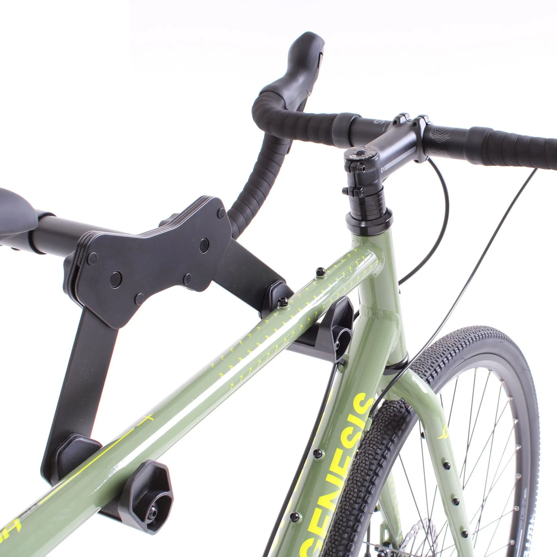 M2 Bike Rack M-Part Wall Mounted Horizontal Bike Rack - Black