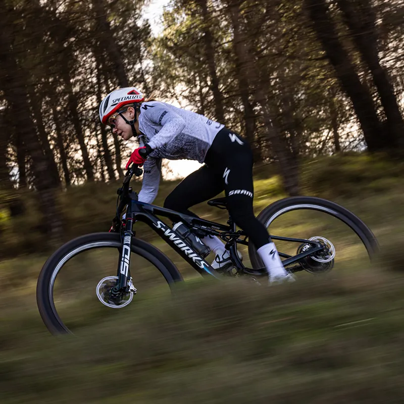 2025 Specialized Epic 8 Evo Comp Mountain Bike - Satin Dark Moss Green-2