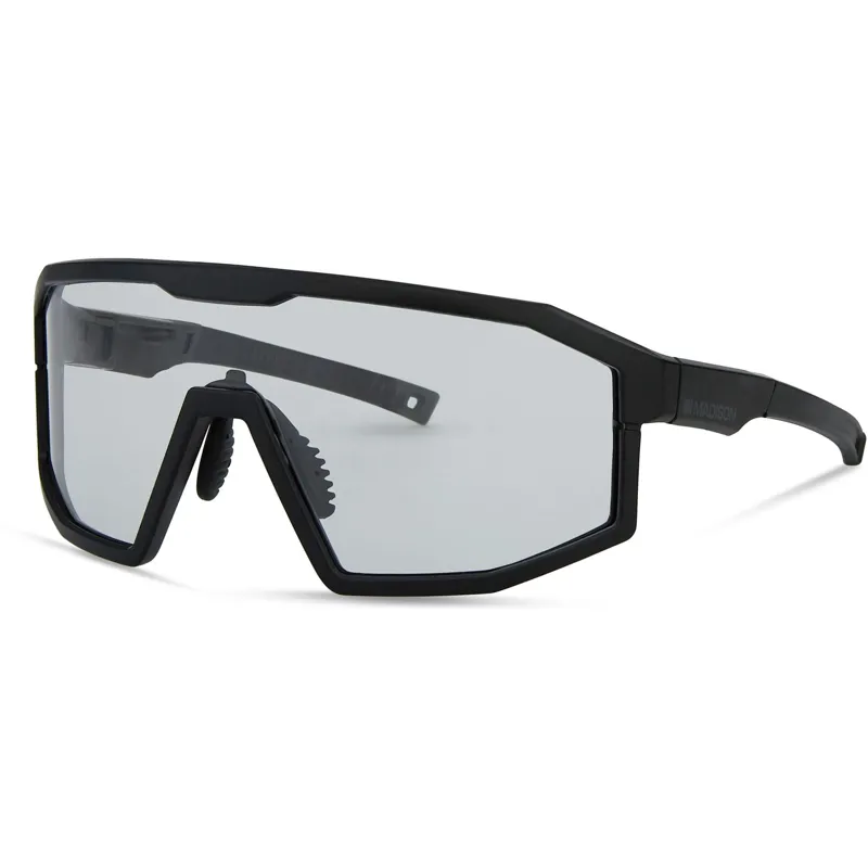 Madison Enigma Sunglasses - Matte Black/Clear Lens
