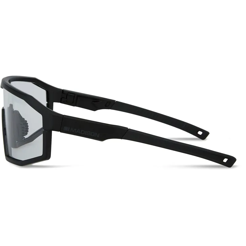 Madison Enigma Sunglasses - Matte Black/Clear Lens-1