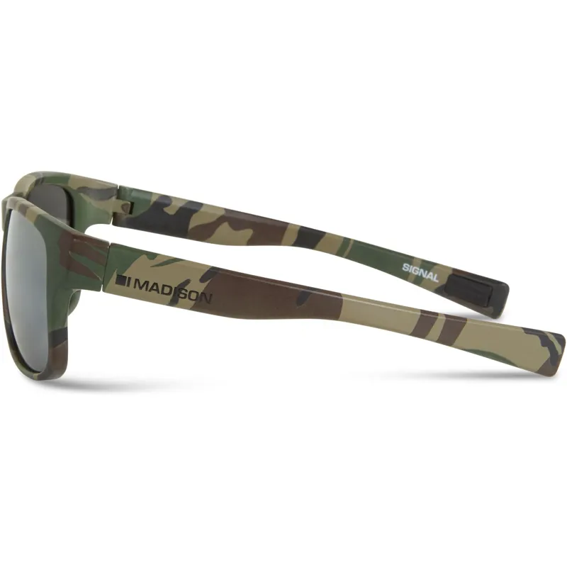 Madison Signal Camo Sunglasses 3 Polarised Lens Pack - Silver Mirror/Bronze-3