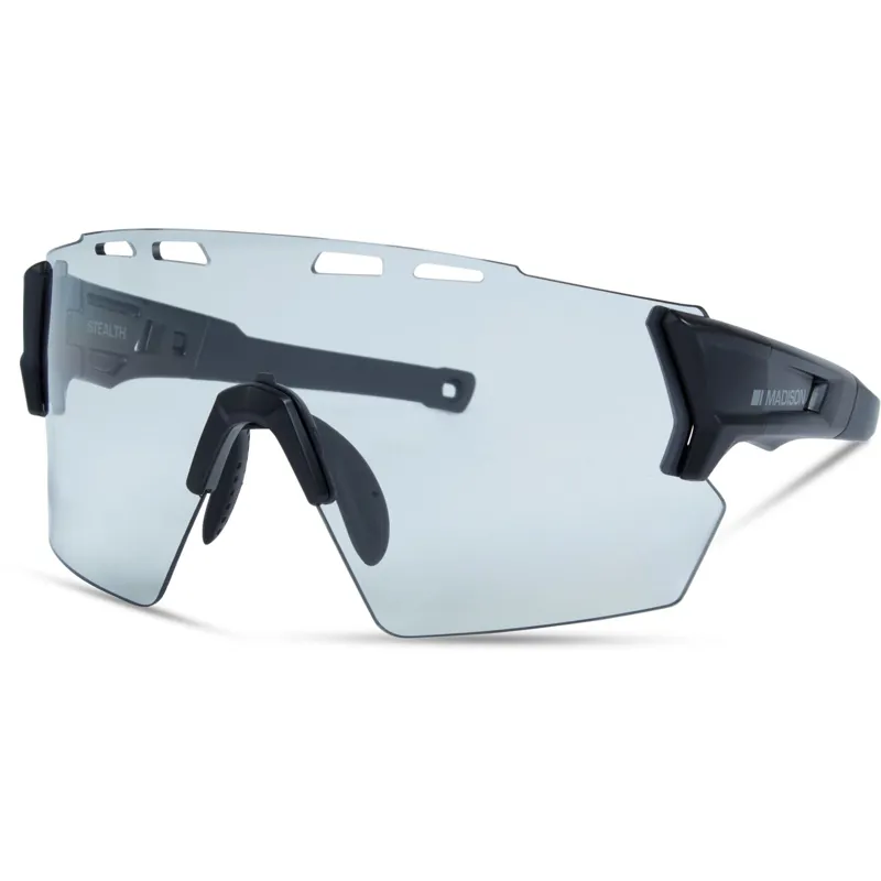 Madison Stealth Matte Black Sunglasses - Photochromic Cat 1-3 Lens