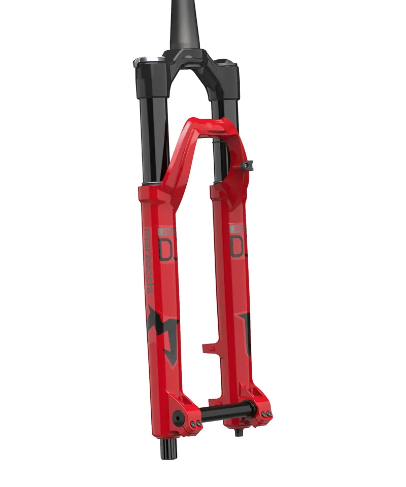Marzocchi Bomber DJ Grip 26 Tapered Fork 100mm/20TA x 110mm/37mm - Red-1