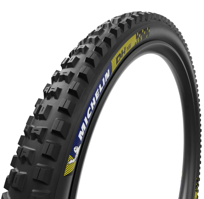 Michelin DH16 Racing Line Mountain Bike Tyre - Blue/Yellow