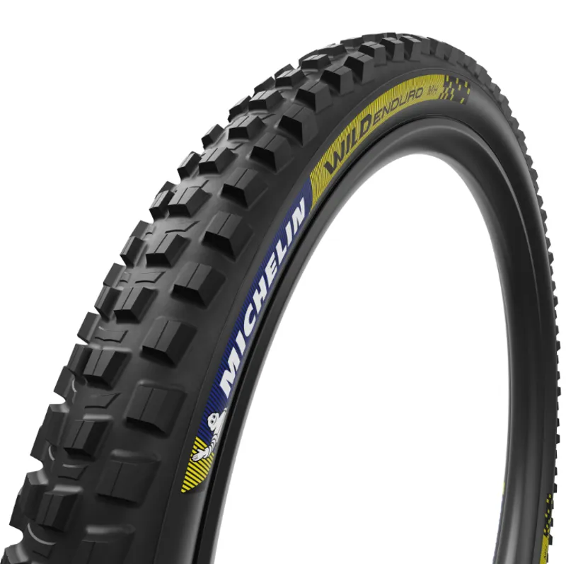 Michelin Wild Enduro MH Racing Line Mountain Bike Tyre - Blue/Yellow