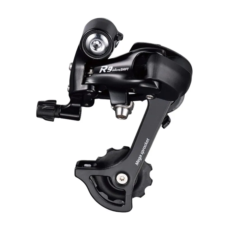 MicroSHIFT R9 Rear Derailleur 9-Speed Medium Cage - Black