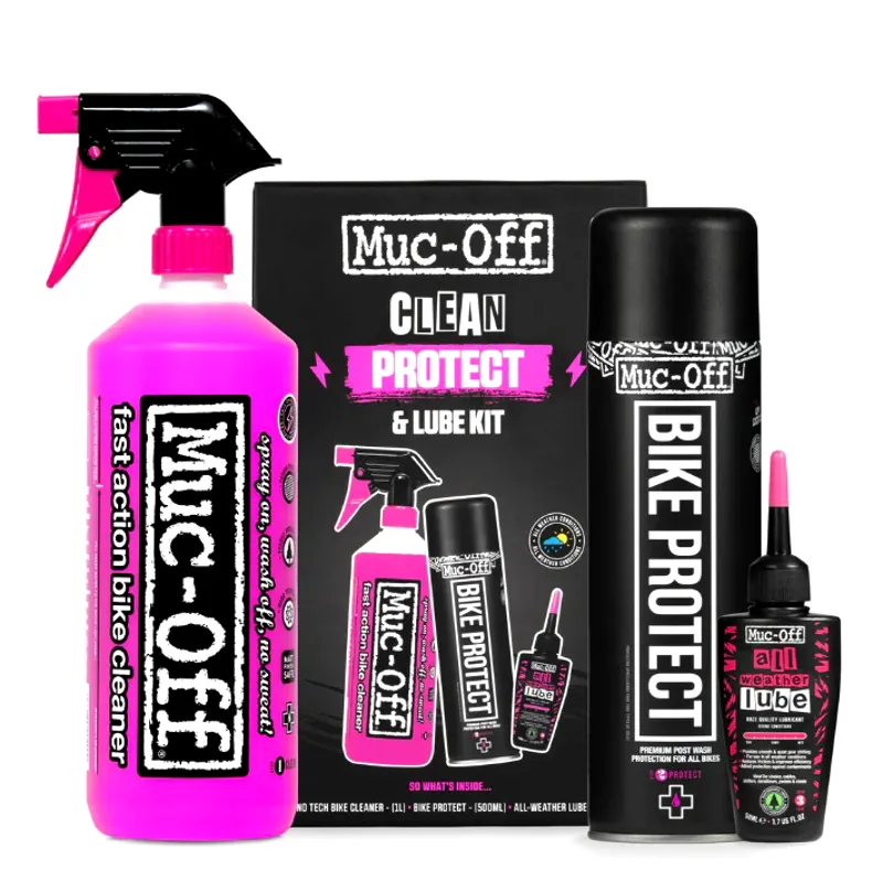 Muc-Off Bicycle Clean Protect and All Weather Lube Kit