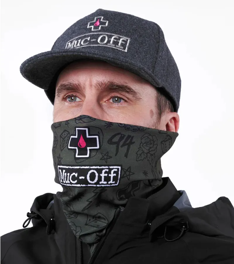 Muc-Off Lightweight Neck Gaiter - Green Punk-1