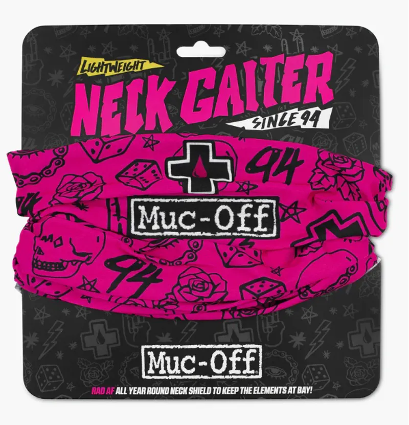 Muc-Off Lightweight Neck Gaiter - Pink Punk-2