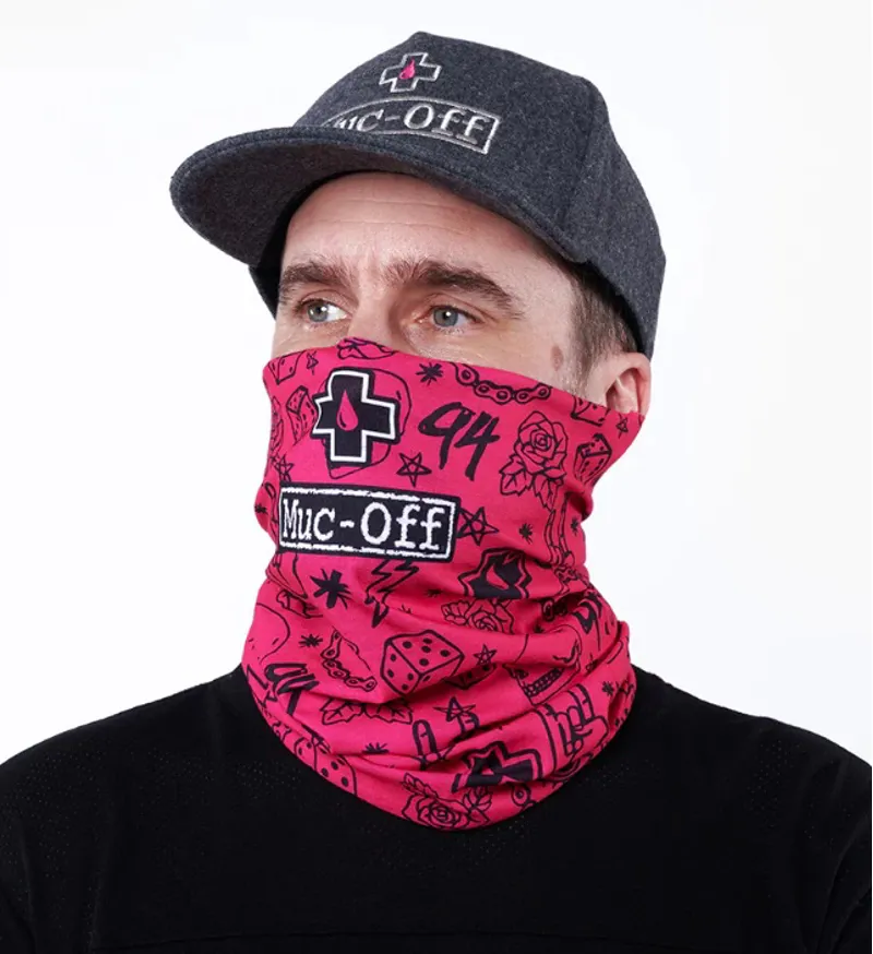 Muc-Off Lightweight Neck Gaiter - Pink Punk-1