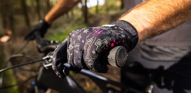 Muc-Off Rider Mountain Bike Gloves - Grey Punk-4
