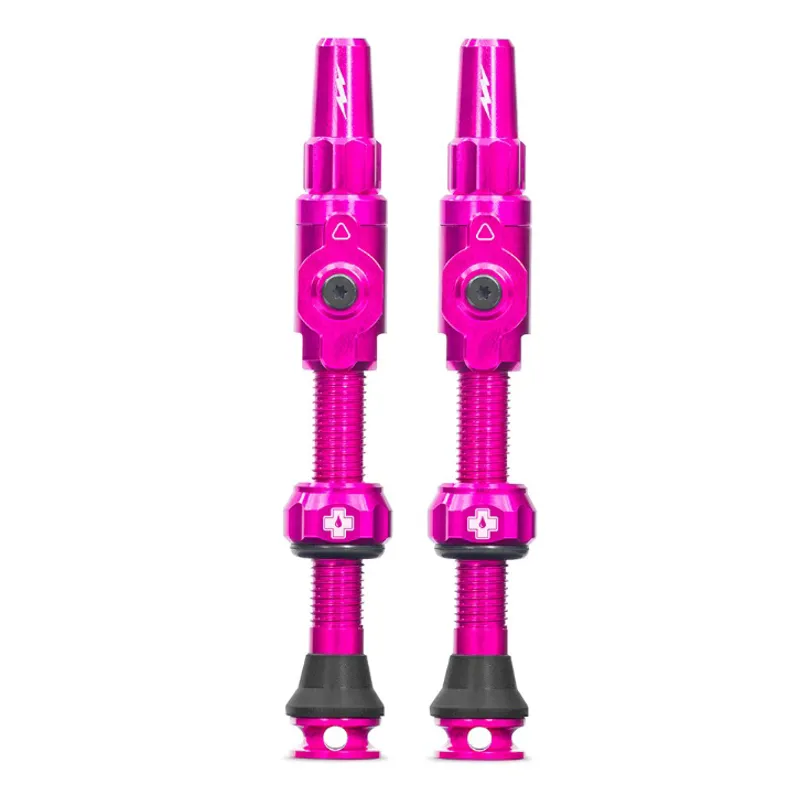 Muc-Off Tubeless Bicycle Tyre Valves Big Bore Lite - Pink-2