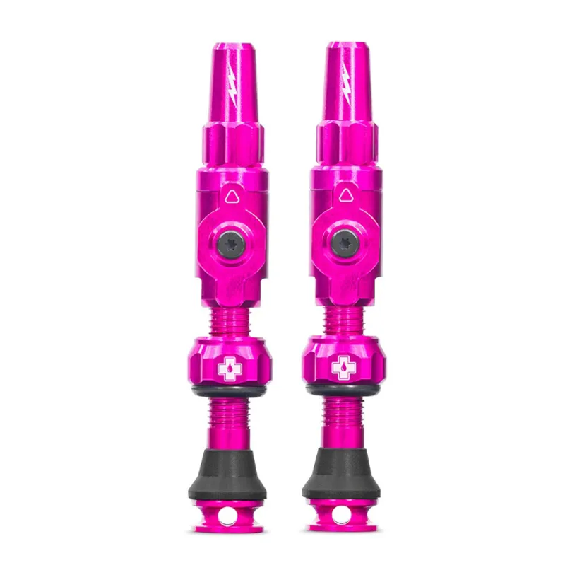 Muc-Off Tubeless Bicycle Tyre Valves Big Bore Lite - Pink-1