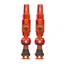 Muc-Off Tubeless Bicycle Tyre Valves Big Bore Lite - Orange