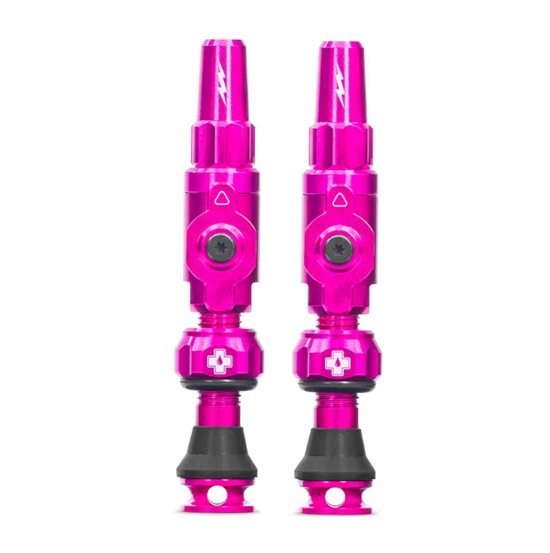 Muc-Off Tubeless Bicycle Tyre Valves Big Bore Lite - Pink