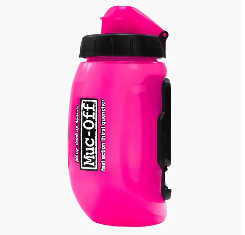 Muc-Off x Fidlock Twist Bottle 450ml with Bike Base - Pink-1