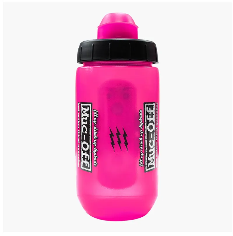 Muc-Off x Fidlock Twist Bottle 450ml with Bike Base - Pink